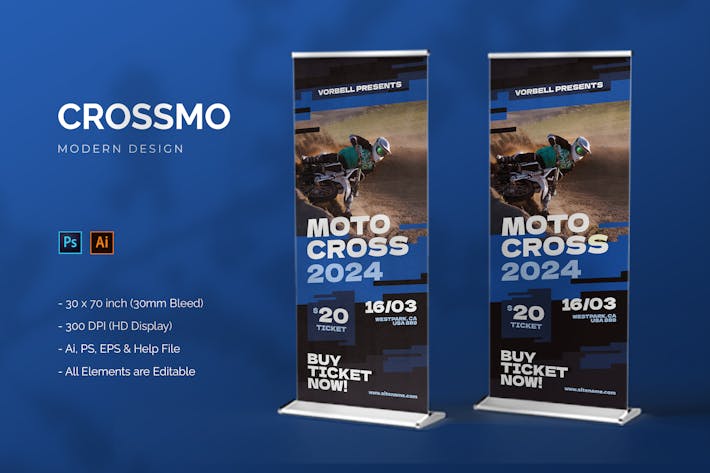 Crossmo – Roll Up Banner