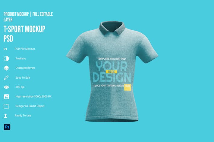 Sport T-Shirt  Mockup