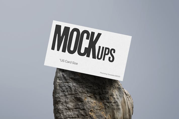 US Business Card Mockup, Product Mockups ft. sagesmask