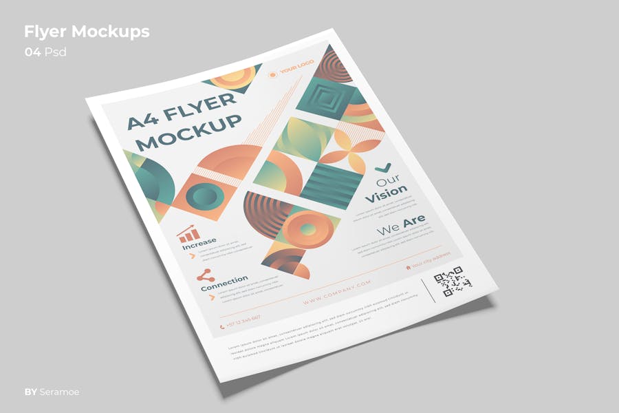 Flyer Mockup, Product Mockups, Scene Generators ft. brochure