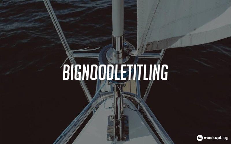 BigNoodleTitling Font