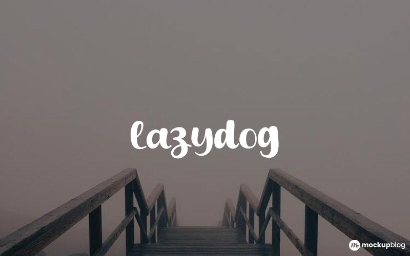 Lazydog Font