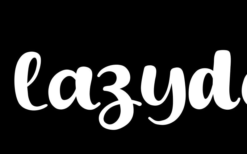 Lazydog Font