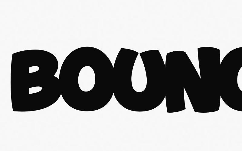 Bouncy Black PERSONAL USE ONLY Font