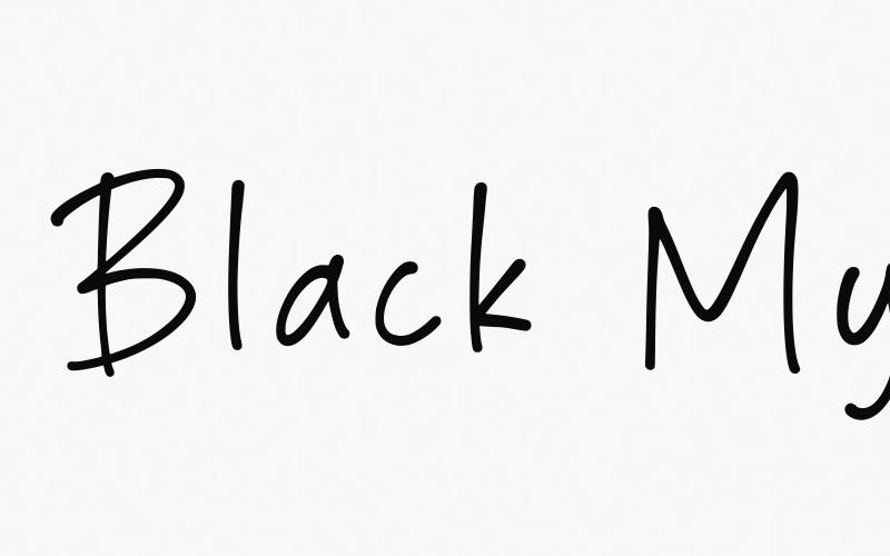 Black Mystique Schriftart