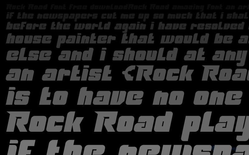 Rock Road Font