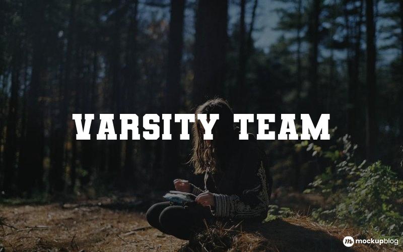 Varsity Team Font