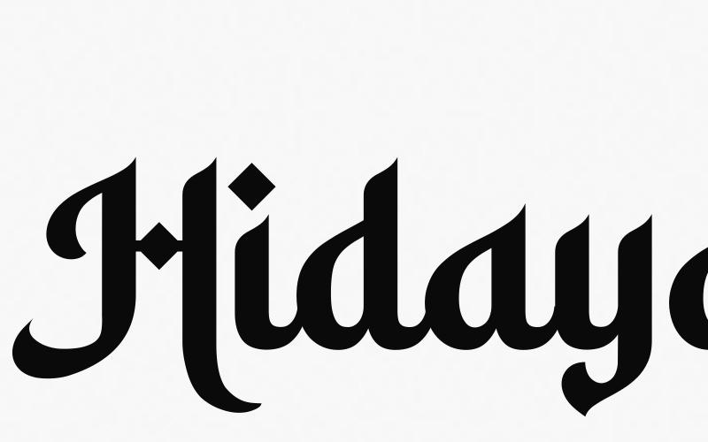 Hidayatullah DEMO Font