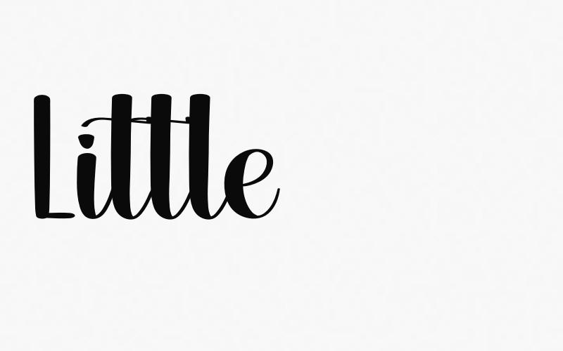 Kleine Schriftart