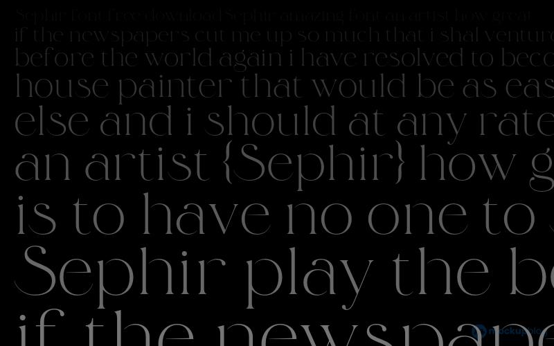 Sephir Font