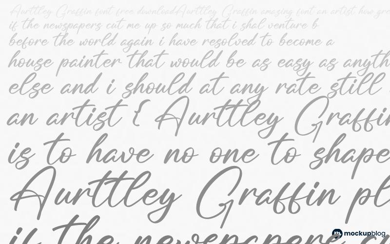 Aurttley Graffin Schriftart