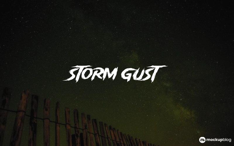 Storm Gust Font