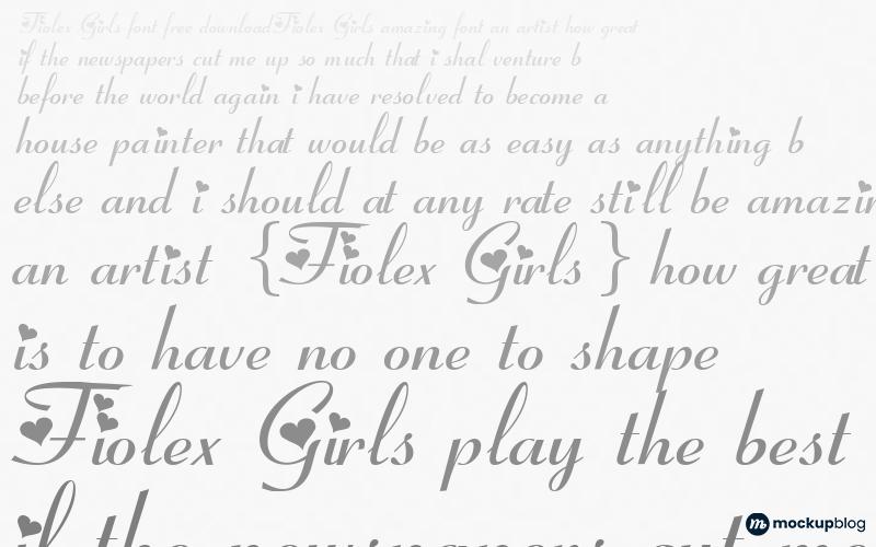 Fiolex Girls Font