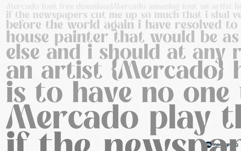 Mercado Schriftart