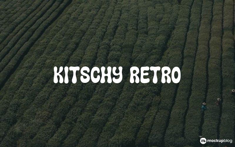 Kitschy Retro Font