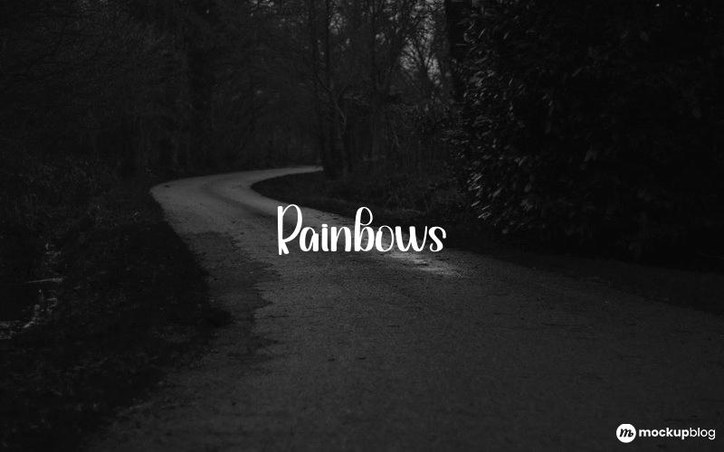 Rainbows Font