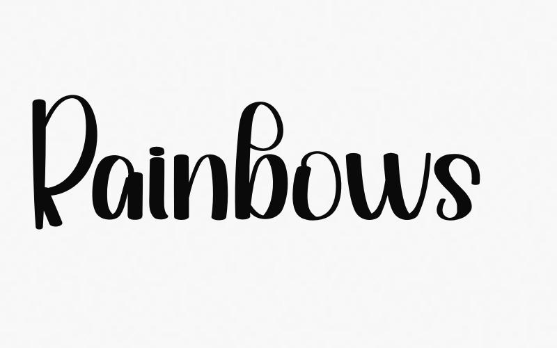 Rainbows Font