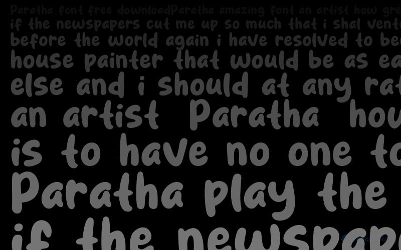 Paratha Font