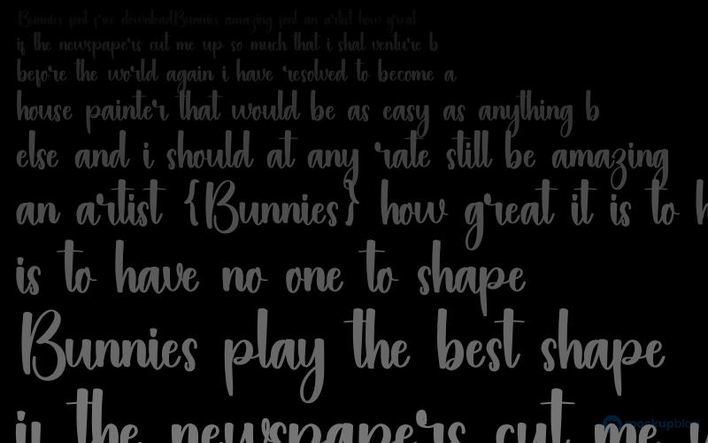 Bunnies Font