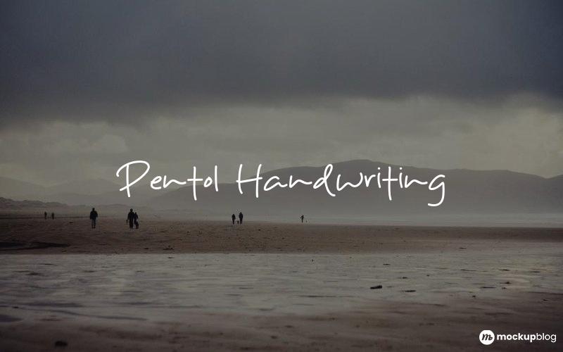 Pentol Handwriting Font