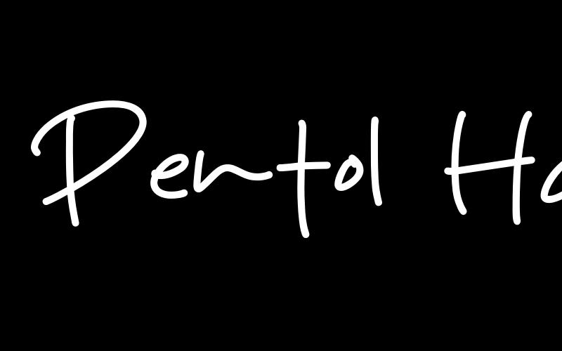 Pentol Handwriting Schriftart