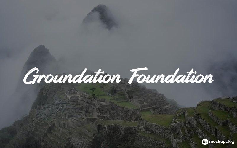 Groundation Foundation Font