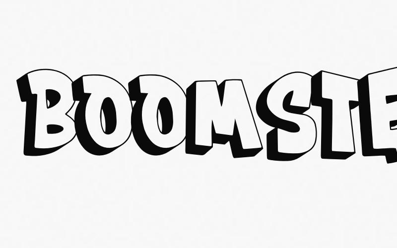 BOOMSTER Graffiti Font