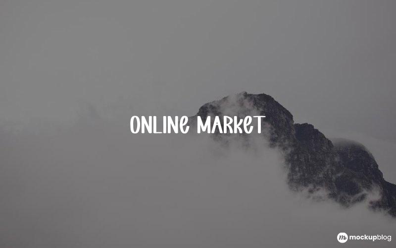 Online Market Schriftart