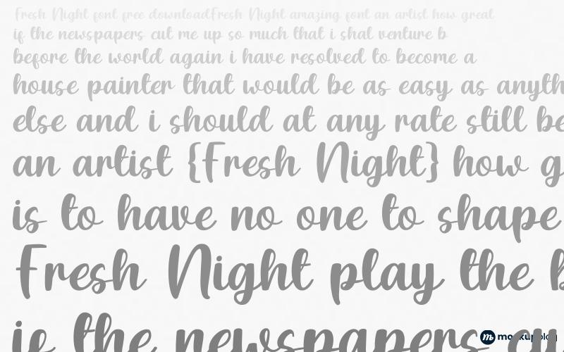 Fresh Night Font