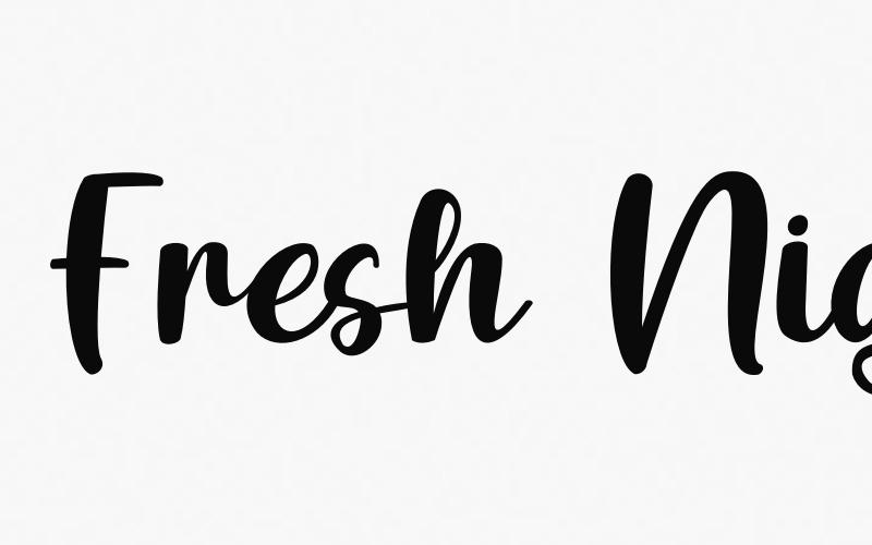 Fresh Night Font