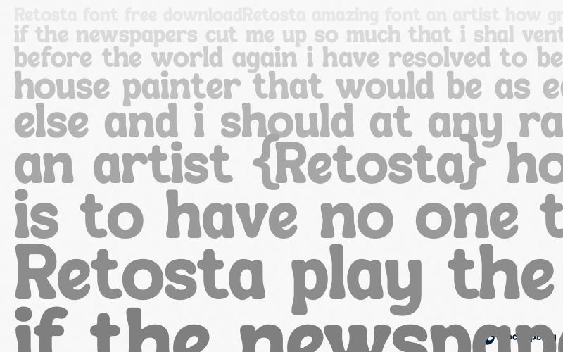 Retosta Font