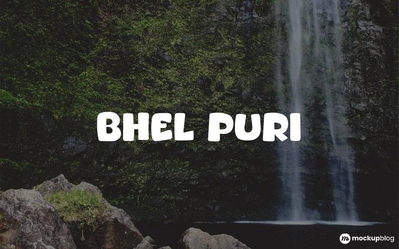 Bhel Puri Font