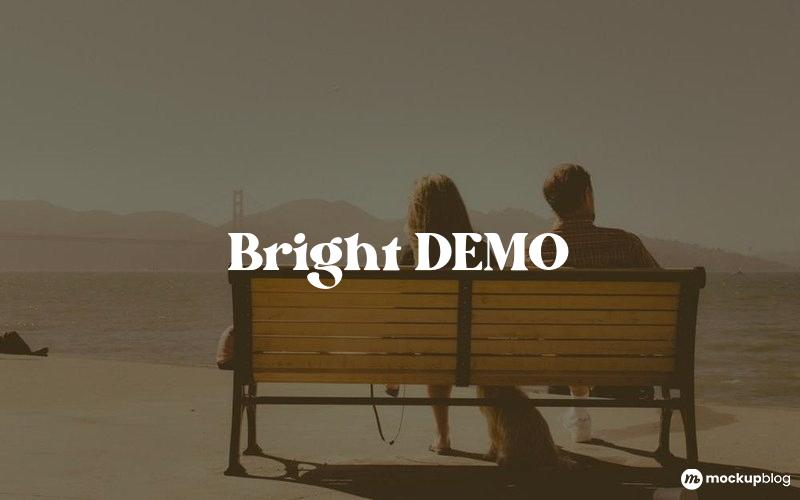 Bright DEMO Font