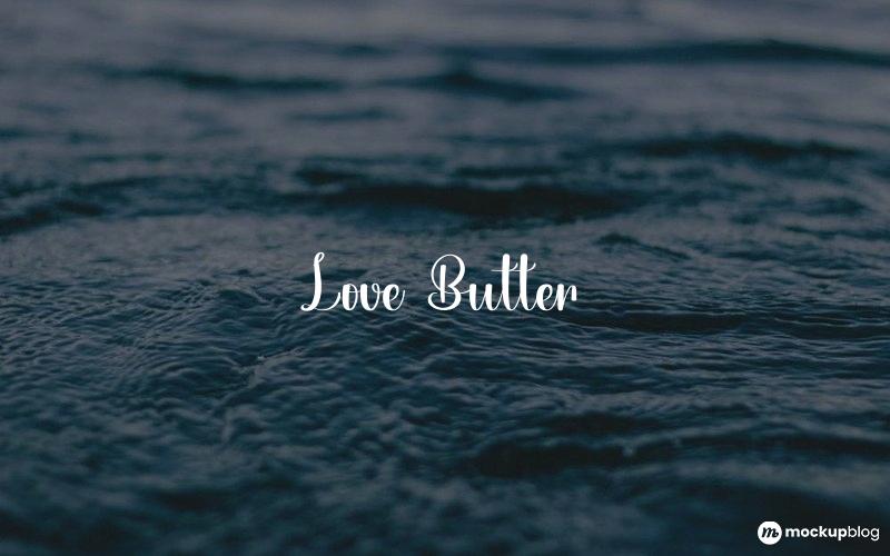 Love Butter Schriftart