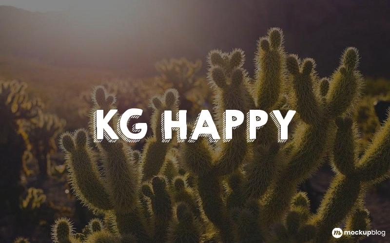 KG HAPPY Font