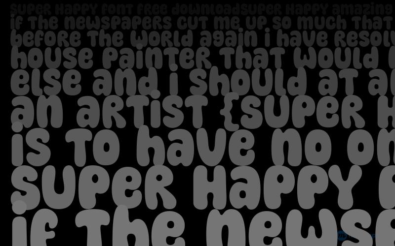 Super Happy Schriftart