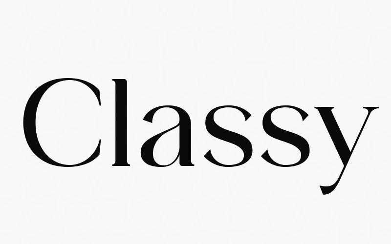 Classy Vogue Font