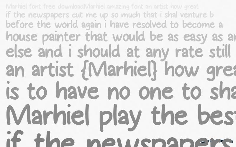 Marhiel Font