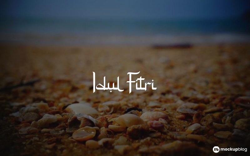 Idul Fitri Schriftart