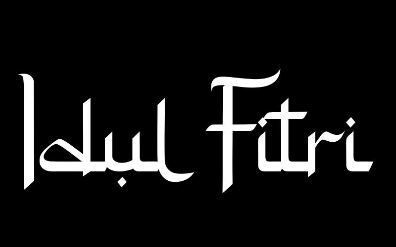 Idul Fitri Schriftart