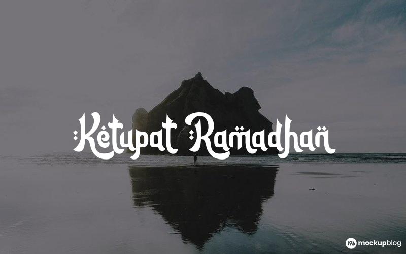 Ketupat Ramadhan Font