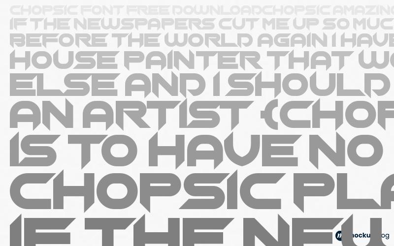 Chopsic Font