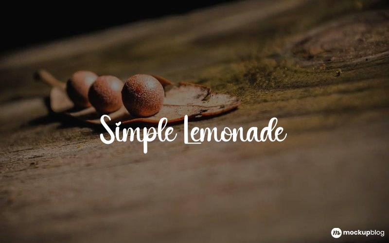 Simple Lemonade Font