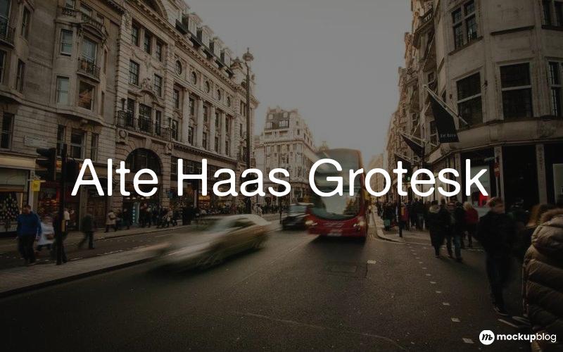 Police Alte Haas Grotesk