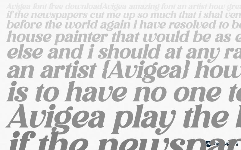 Avigea Font