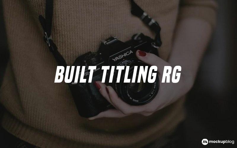 Built Titling Rg Schriftart