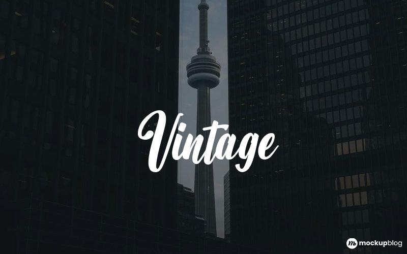 Vintage Font