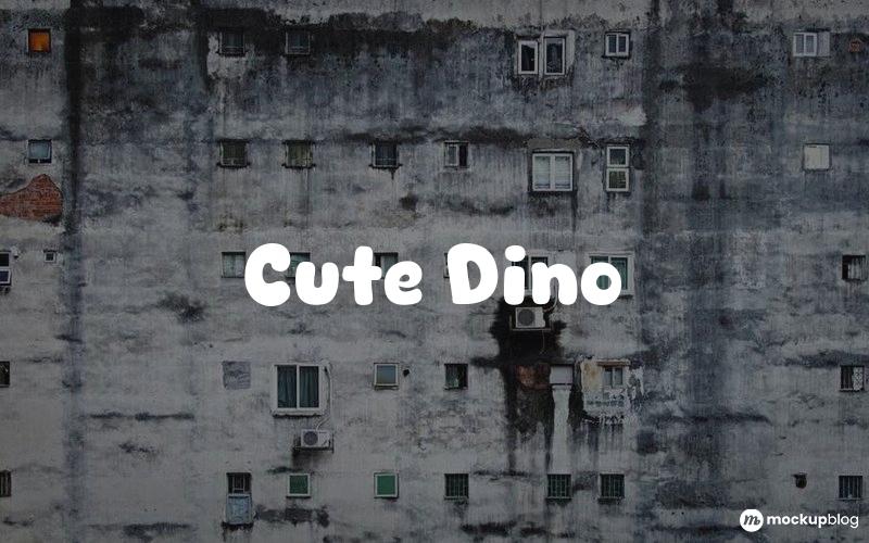 Cute Dino Font