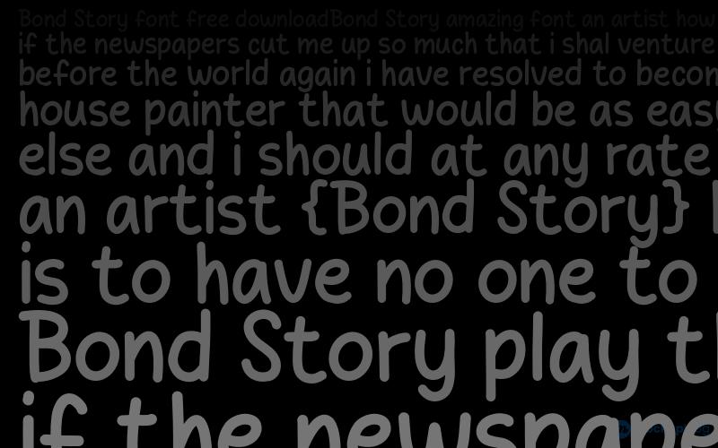 Bond Story Font