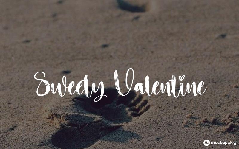 Schriftart Sweet Valentine